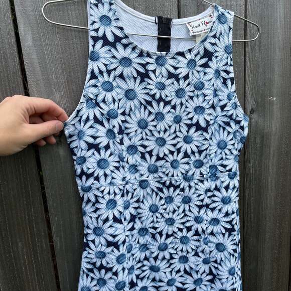 Vintage Street Flower Daisy Tank Top Dress - Picture 6 of 6